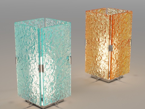 Modern glass table lamp