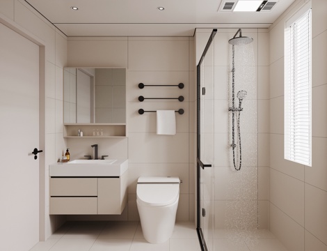 Modern Cream Style Toilet