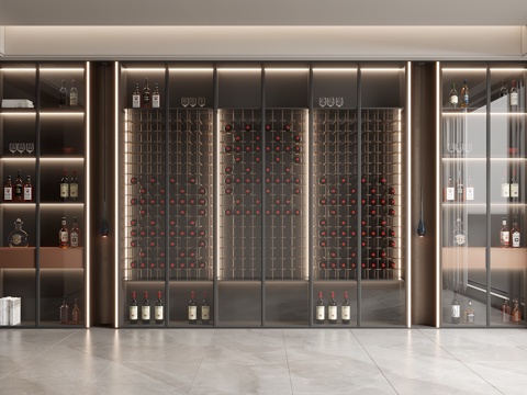 Modern Affordable Luxury Style Wine Cabinet