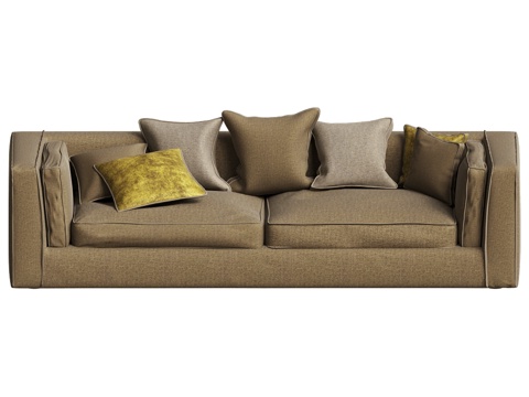 Villevenete modern minimalist fabric sofa double sofa