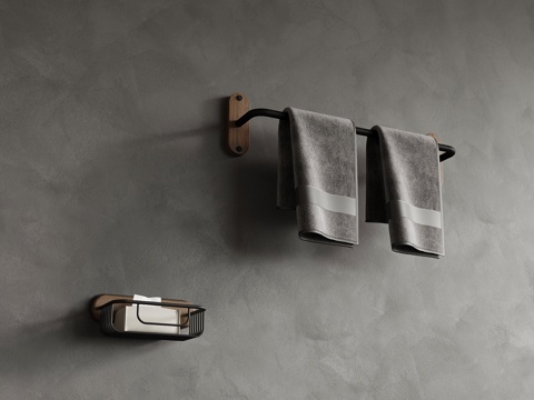 Modern Towel Rack Paper Box