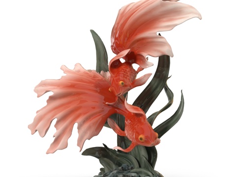 New Chinese Goldfish Sculpture Ornaments