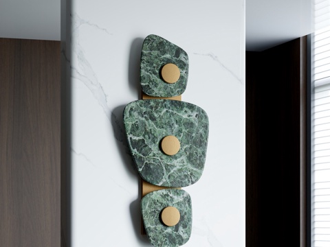 Modern marble wall decoration