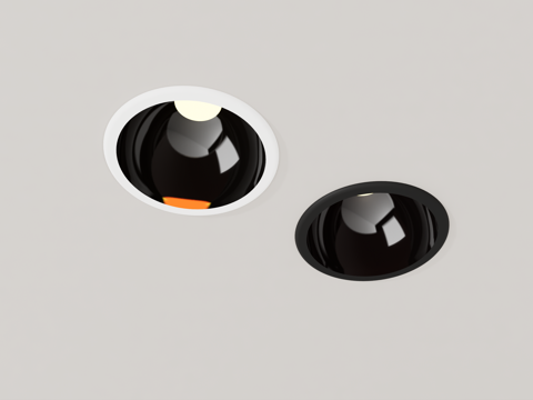 Modern Downlight Black Cup Spotlight