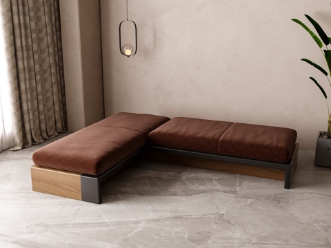 Modern corner sofa stool