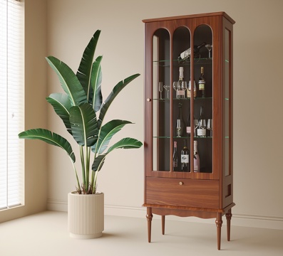 French Wine Cabinet Sideboard