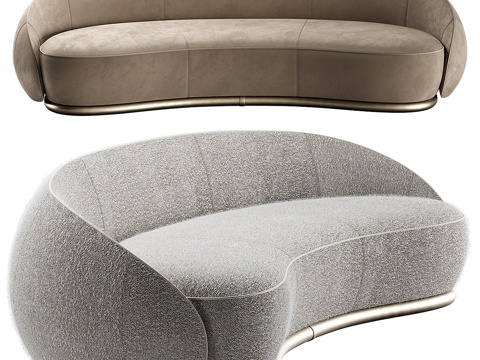 curved sofa