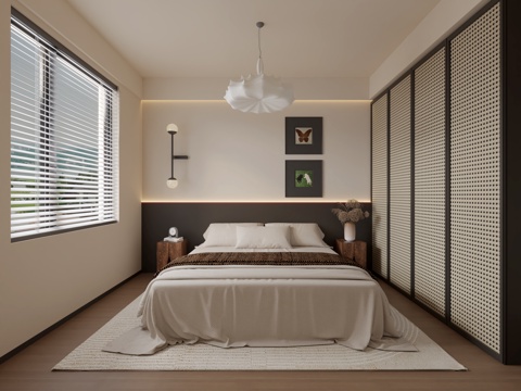 Mid-century Style Bedroom