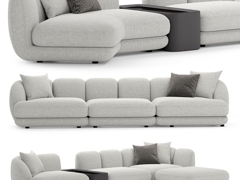 Modern Fabric Sofa Multiplayer Sofa