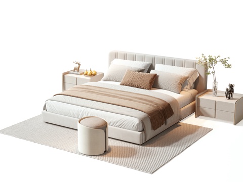 Minotti modern double bed