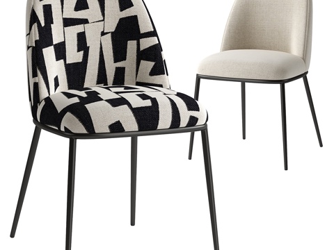 Modern Dining Chair Fabric Chair Fabric Lounge Chair Milk White Dining Chair Zebra Chair