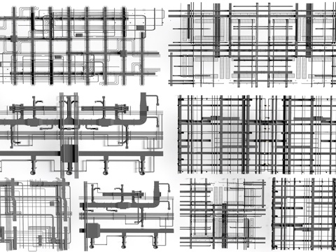 modern industrial ceiling air conditioning duct ceiling loft ceiling pipe ceiling