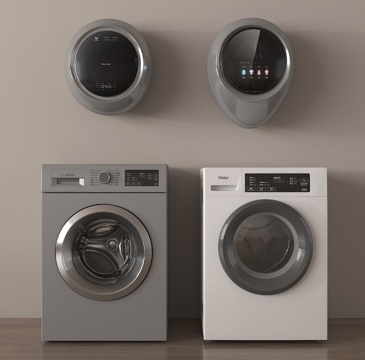 Washing machine wall-hanging washing machine drying and washing all-in-one machine