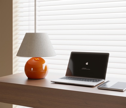 Modern desk lamp laptop