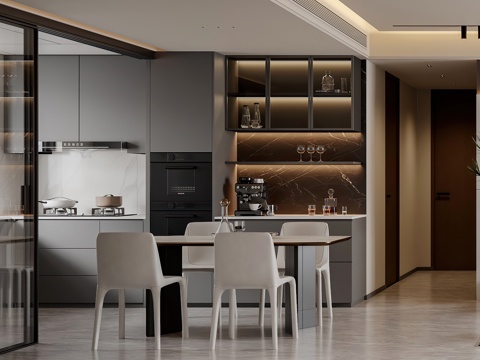 Modern DiningRoom Affordable Luxury Style Restaurant Wine Cabinet Modern Living&Dining Room Kitchen Cabinet G501