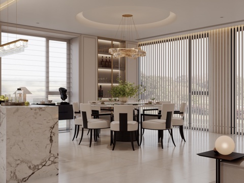 Modern French DiningRoom