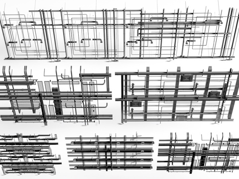 modern industrial ceiling air conditioning duct ceiling loft ceiling pipe ceiling