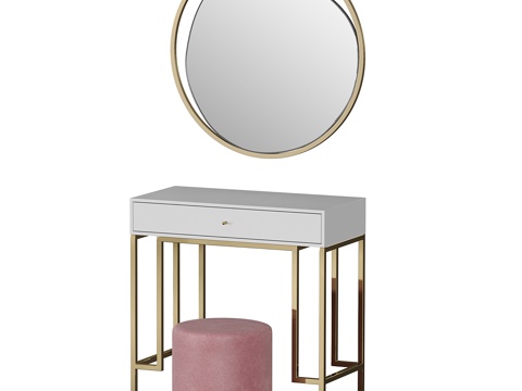 New Chinese Affordable Luxury Style ISIDA Dressing Table