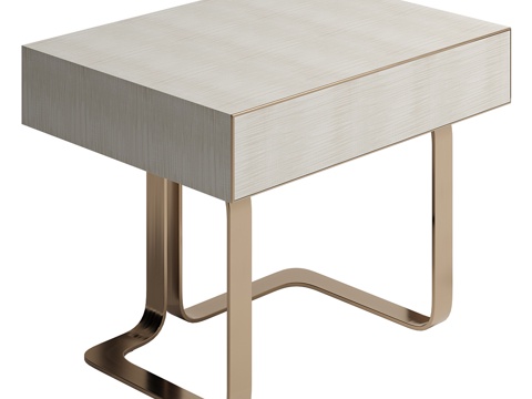 Modern Italian Affordable Luxury Style Fendi Infinity Bedside Table