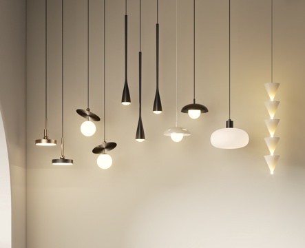 Modern cream chandelier