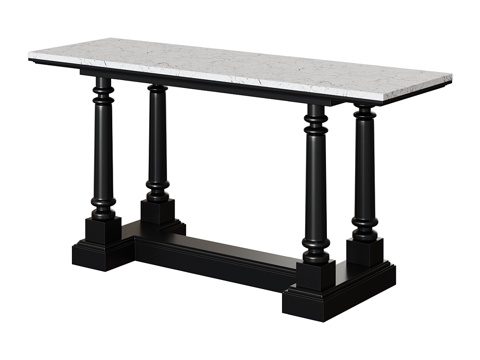 American Style Eichholtz Marble Entrance Table