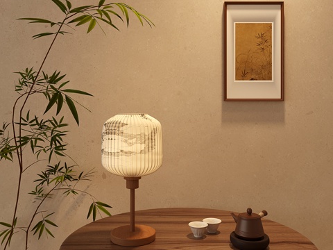 New Chinese Zen Table Lamp Lantern Table Lamp Paper