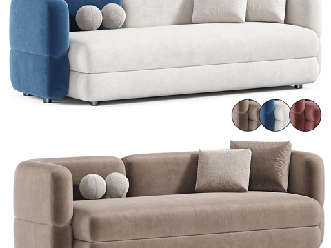 Modern cream style Brera sofa