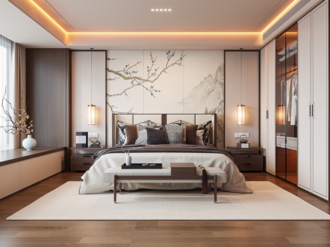 New Chinese bedroom