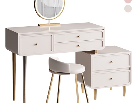 Modern Affordable Luxury Style Dressing Table