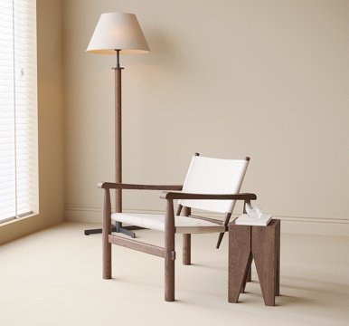 Modern Lounge Chair Chair Side Floor Lamp