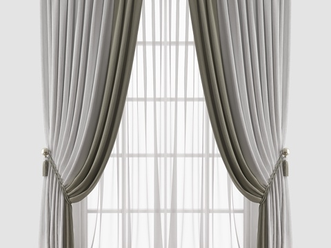 Modern Curtain Hotel Curtain Master Bedroom Curtain Cloth Curtain Gauze Curtain Door Curtain