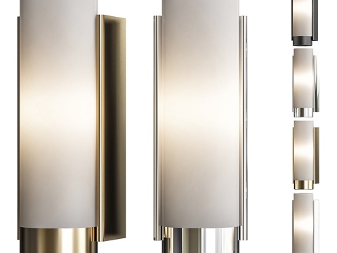 Modern powell metal wall lamp