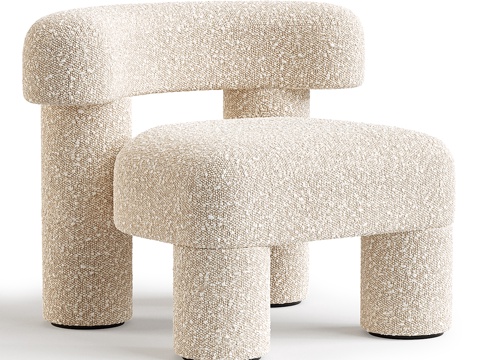 Modern Cream Nra Armchair