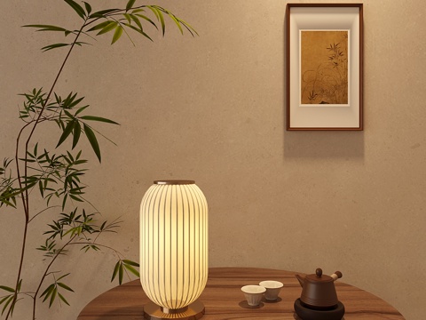 New Chinese Zen Table Lamp Lantern Table Lamp