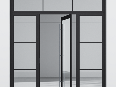 glass aluminum door