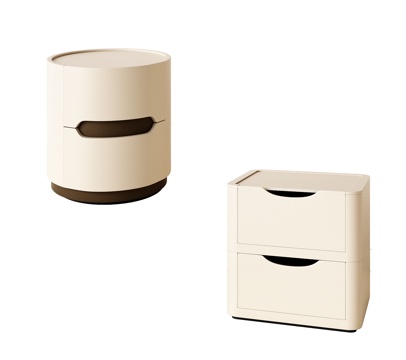 Modern Cream Style Bedside Table kids Bedroom Bedside Table Round Side Corner Table Coffee Table