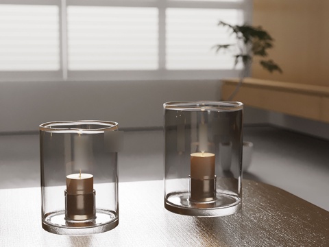 Modern candle ornaments