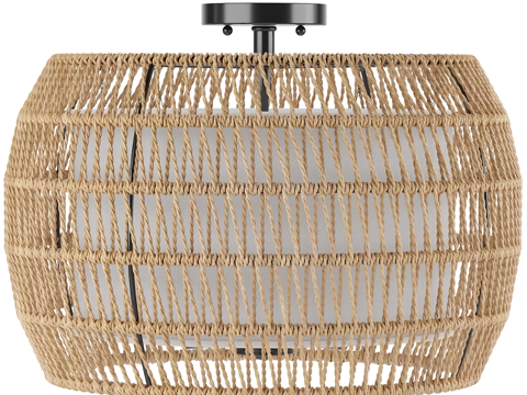 New Chinese-style braided ceiling lamp