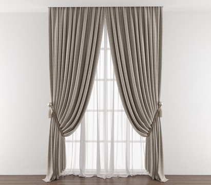 Modern Curtain Hotel Curtain Master Bedroom Curtain Curtain Cloth Curtain Gauze Curtain Door Curtain Bath