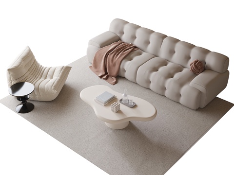 Modern sofa coffee table combination