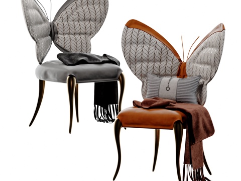 Modern Affordable Luxury Style Butterfly Dining Chair Lounge Chair