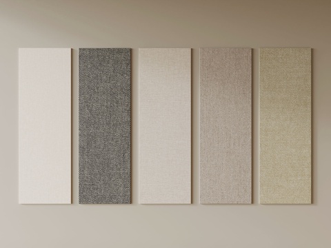 Modern Minimalist Panel Cloth Wall Panel Wall