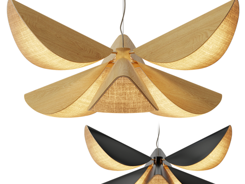 New Chinese LYS (Forestier) rattan chandelier