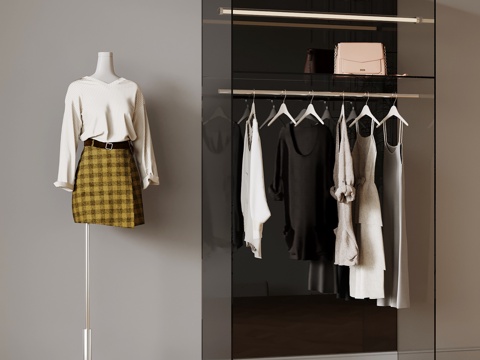 Modern Clothes Wardrobe Hanger Dummy