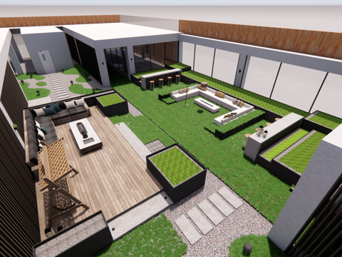 Modern Roof Garden