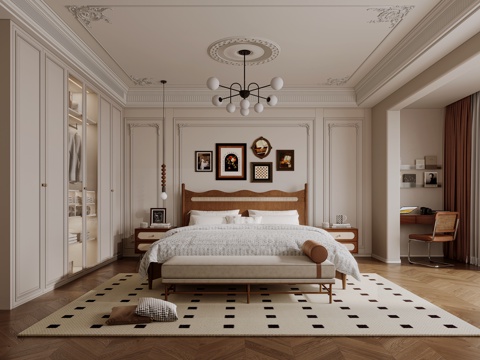 Modern Cream Style Bedroom