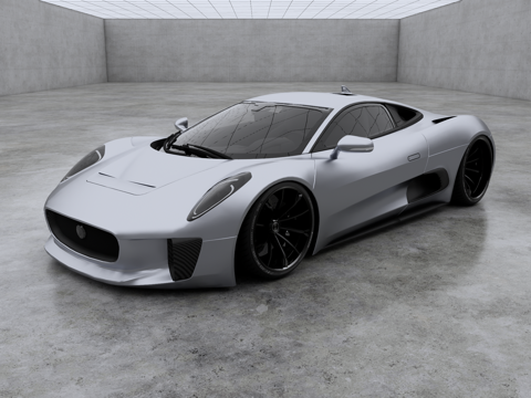 Jaguar CX75 Super Run Super Luxury Car