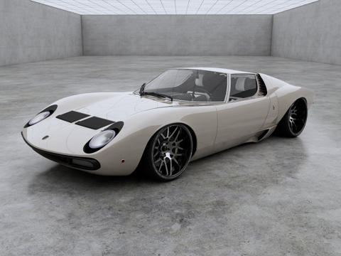 Lamborghini Miura Retro Car Classic Car Super Run Super Luxury Car