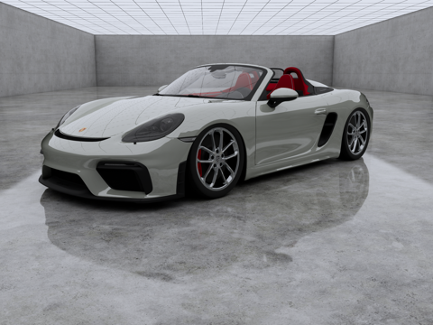 Porsche 718 sports car Street Car Convertible