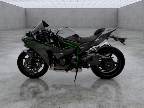 Kawasaki Ninja H2R Moto sports car Racing